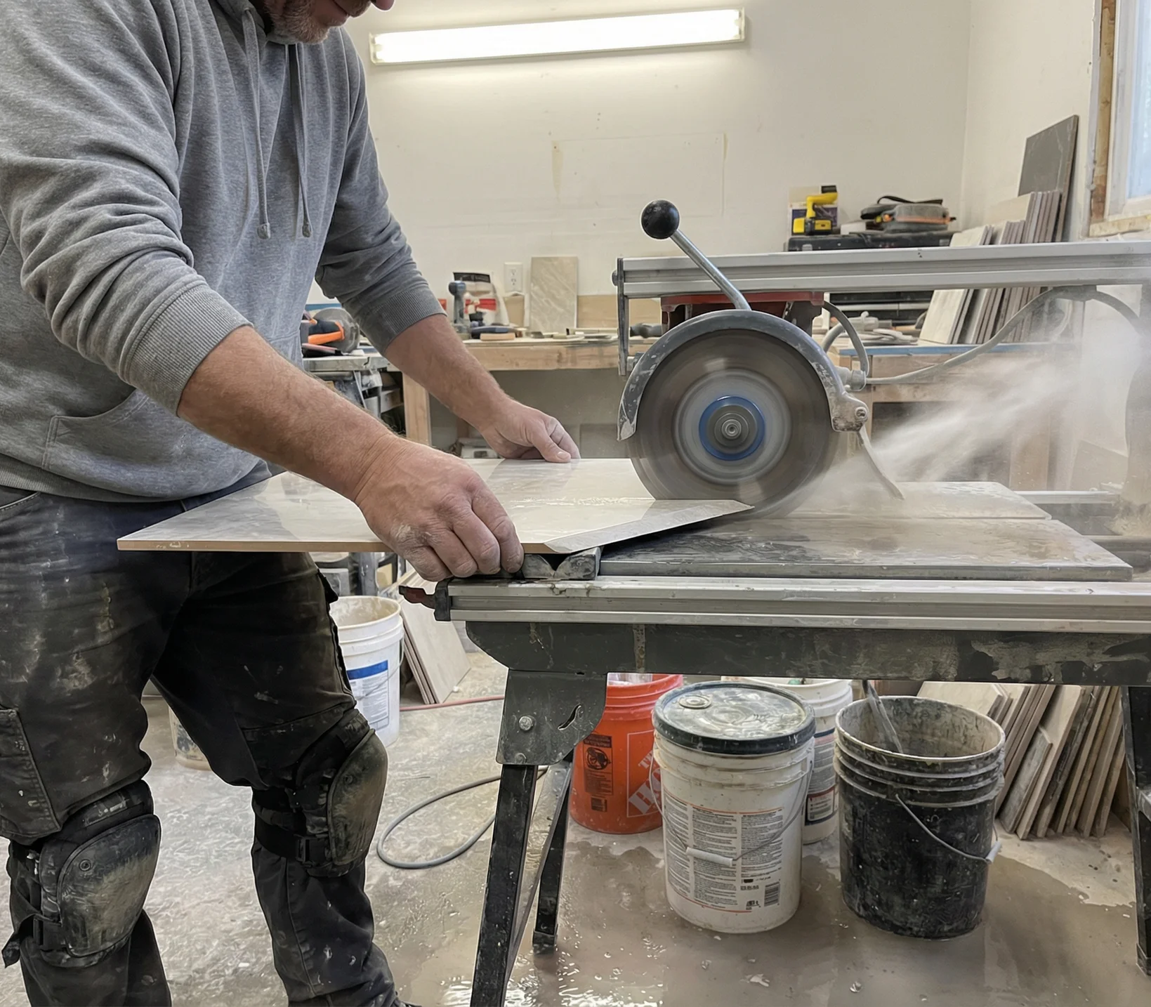 Монтаж под 45° (заусовка)